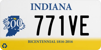 IN license plate 771VE