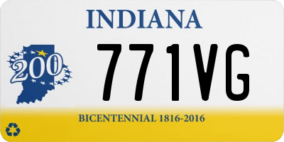 IN license plate 771VG