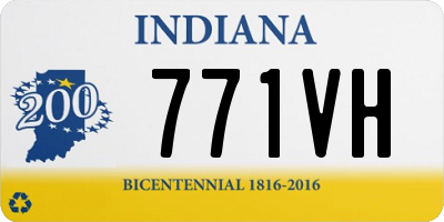 IN license plate 771VH