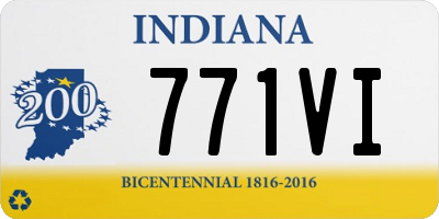 IN license plate 771VI