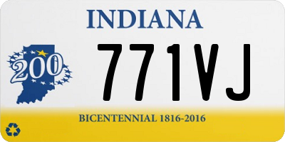 IN license plate 771VJ