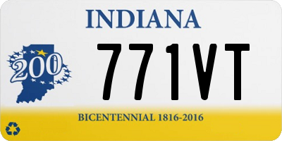 IN license plate 771VT