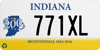 IN license plate 771XL