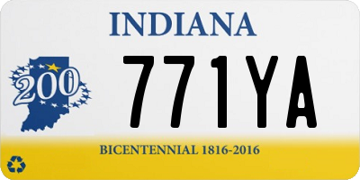 IN license plate 771YA
