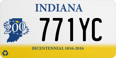 IN license plate 771YC