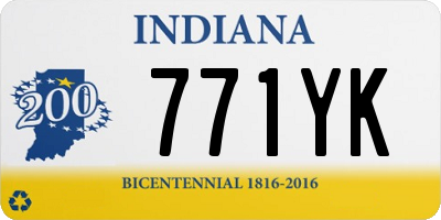 IN license plate 771YK