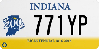 IN license plate 771YP