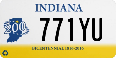 IN license plate 771YU