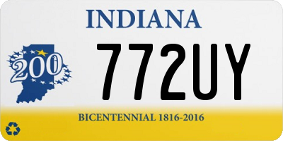 IN license plate 772UY