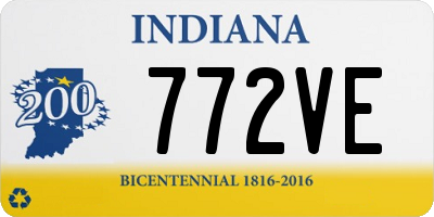 IN license plate 772VE