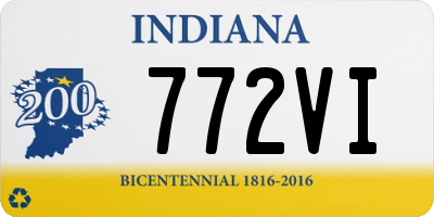 IN license plate 772VI