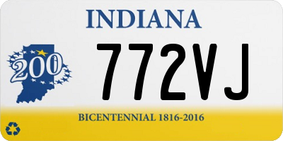 IN license plate 772VJ