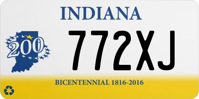 IN license plate 772XJ