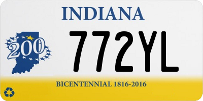 IN license plate 772YL