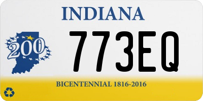 IN license plate 773EQ