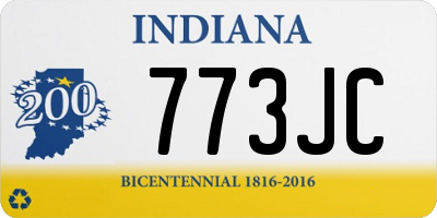 IN license plate 773JC