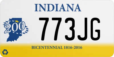 IN license plate 773JG