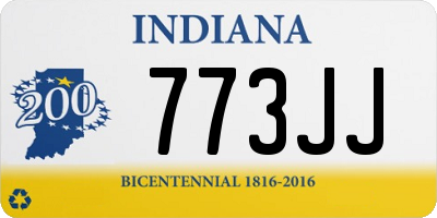 IN license plate 773JJ