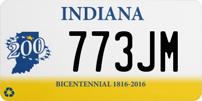 IN license plate 773JM