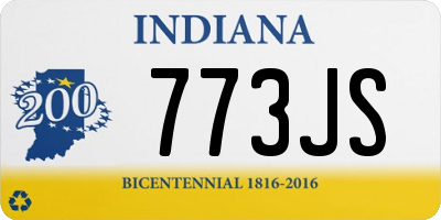 IN license plate 773JS