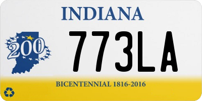 IN license plate 773LA