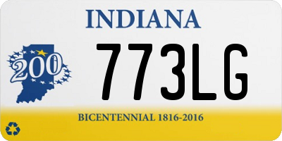 IN license plate 773LG