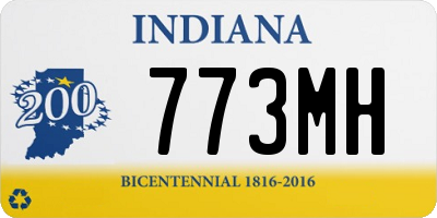 IN license plate 773MH