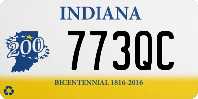 IN license plate 773QC