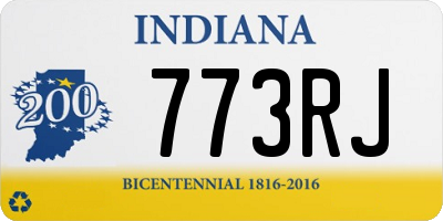 IN license plate 773RJ