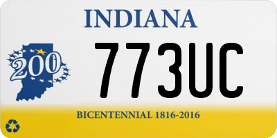 IN license plate 773UC