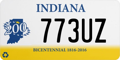 IN license plate 773UZ