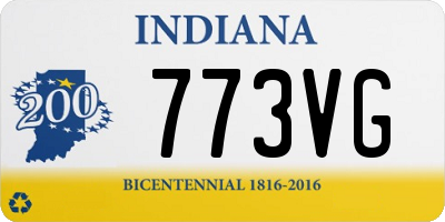 IN license plate 773VG