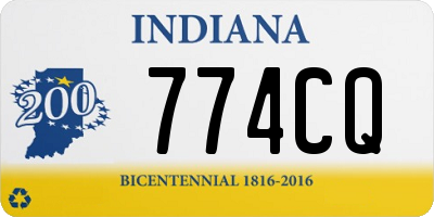 IN license plate 774CQ