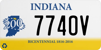 IN license plate 774OV