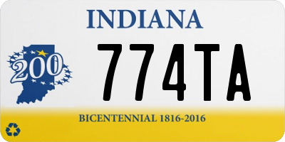 IN license plate 774TA