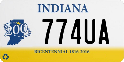 IN license plate 774UA