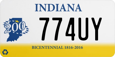 IN license plate 774UY