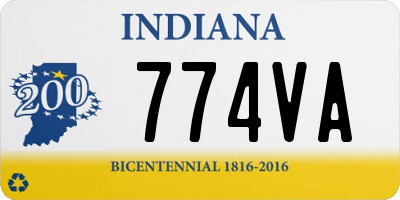 IN license plate 774VA