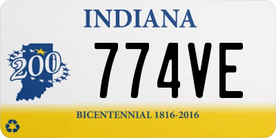 IN license plate 774VE