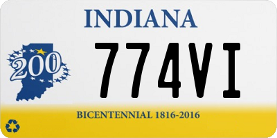 IN license plate 774VI