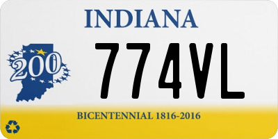 IN license plate 774VL