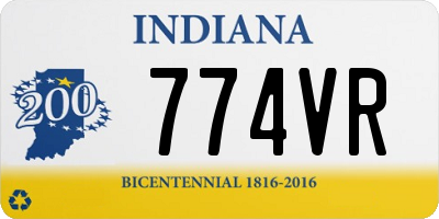 IN license plate 774VR