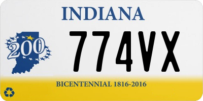 IN license plate 774VX