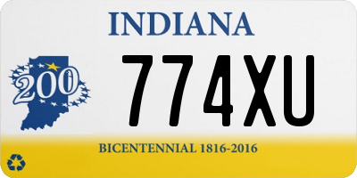 IN license plate 774XU