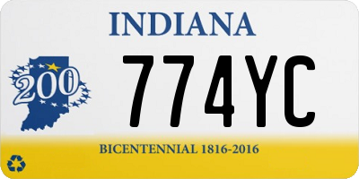 IN license plate 774YC