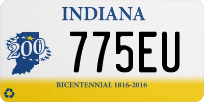 IN license plate 775EU