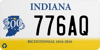 IN license plate 776AQ