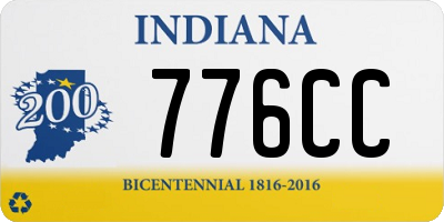 IN license plate 776CC