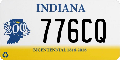 IN license plate 776CQ