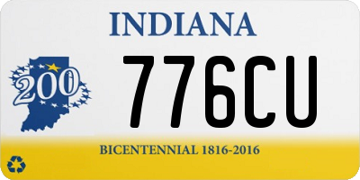 IN license plate 776CU